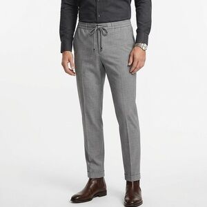 Express Extra Slim Dress Pants Gray Drawstring 32x30 Men’s Stretch Tailored